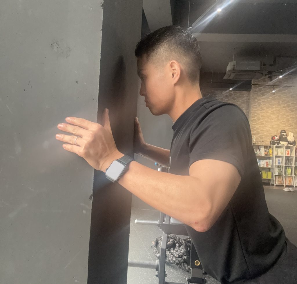 プッシュアップ終了時