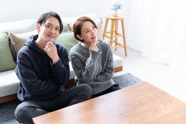 期待するカップル